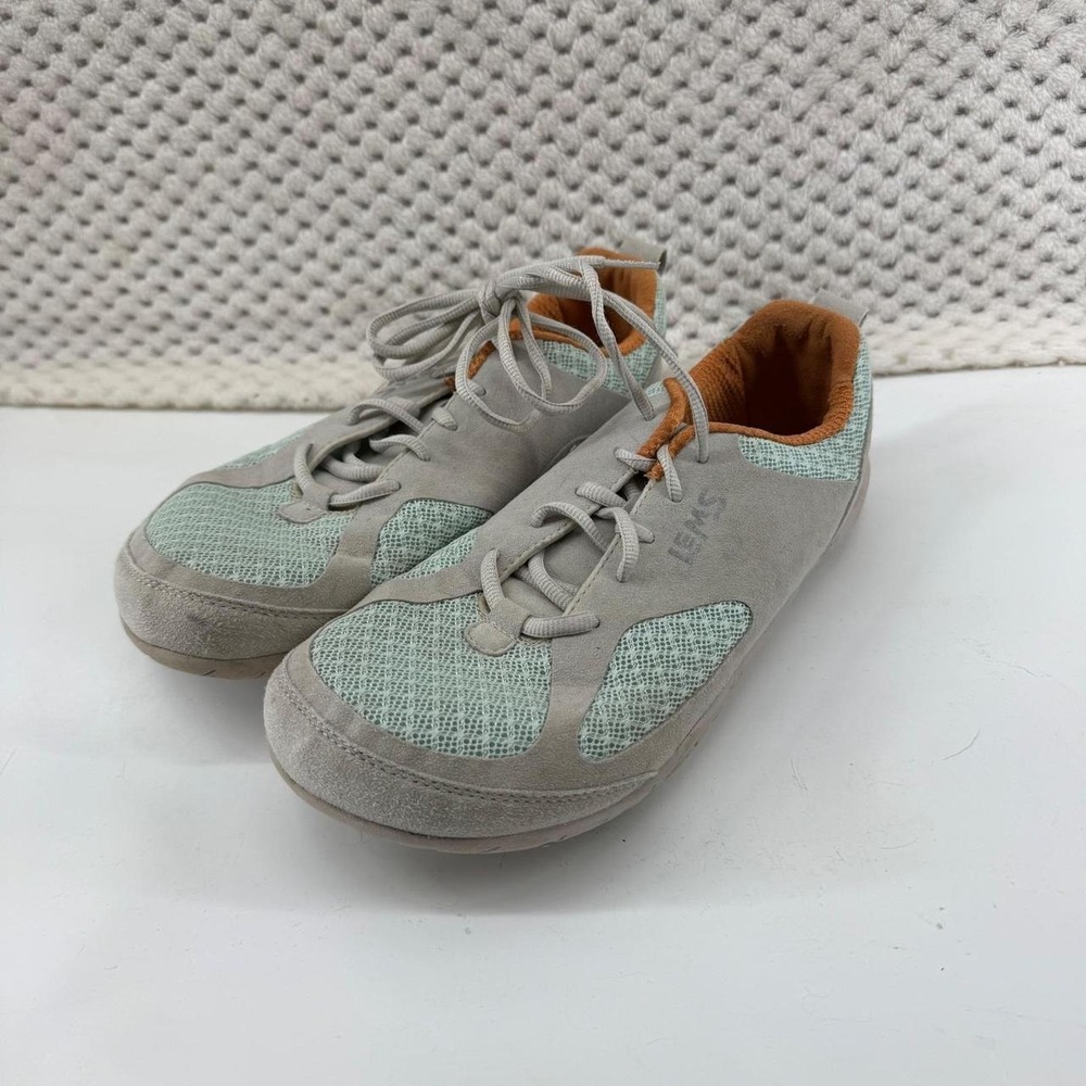 Lems Primal 2 Sneakers Unisex Men 9 Women 10.5 Cloud Grey Mint Barefoot Shoes